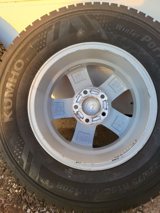 Koła alufelgi ducato maxi 5x130 225/75r16c zimowe z kolcami