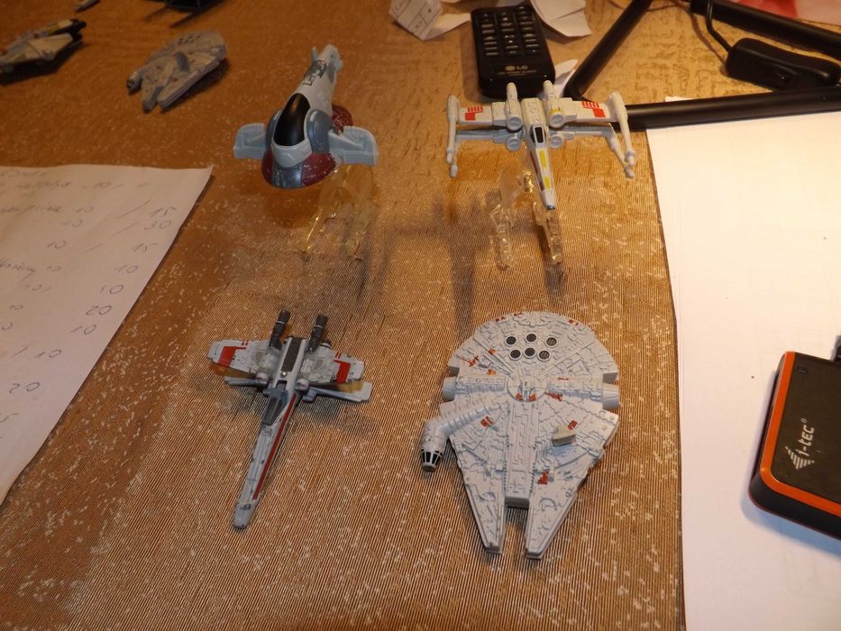 star wars cztery pojazdy dla dzieci