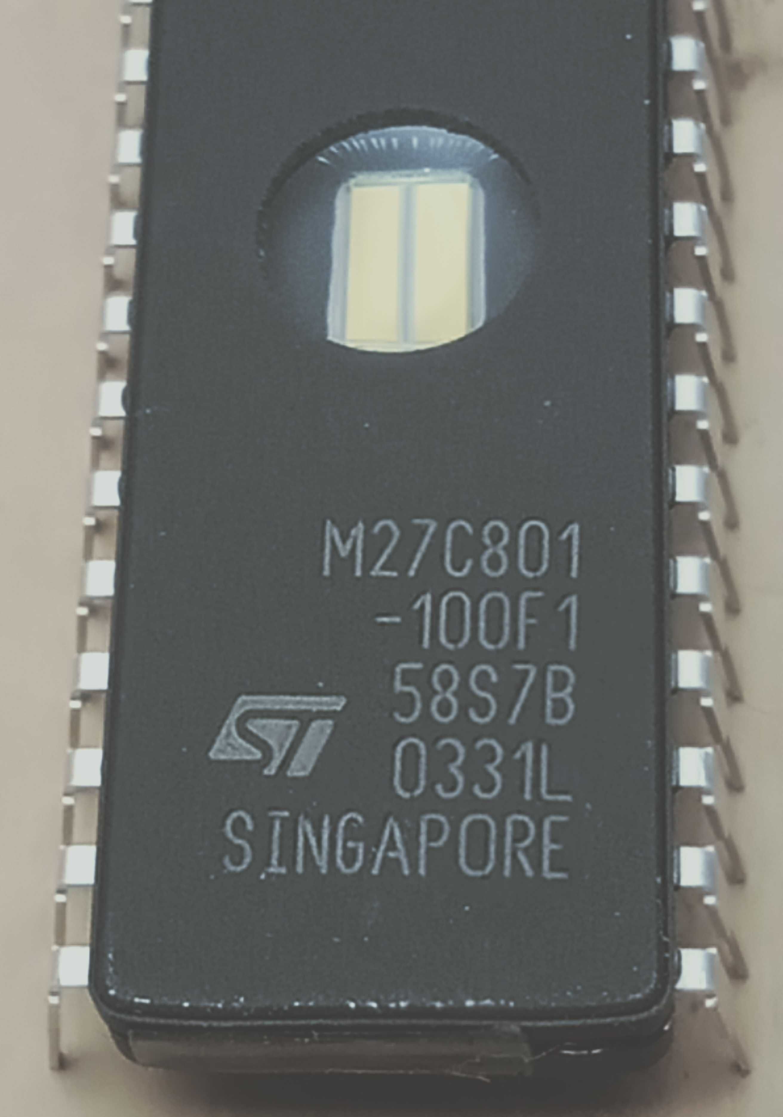 Микросхема памяти, EPROM M27C801-100F1