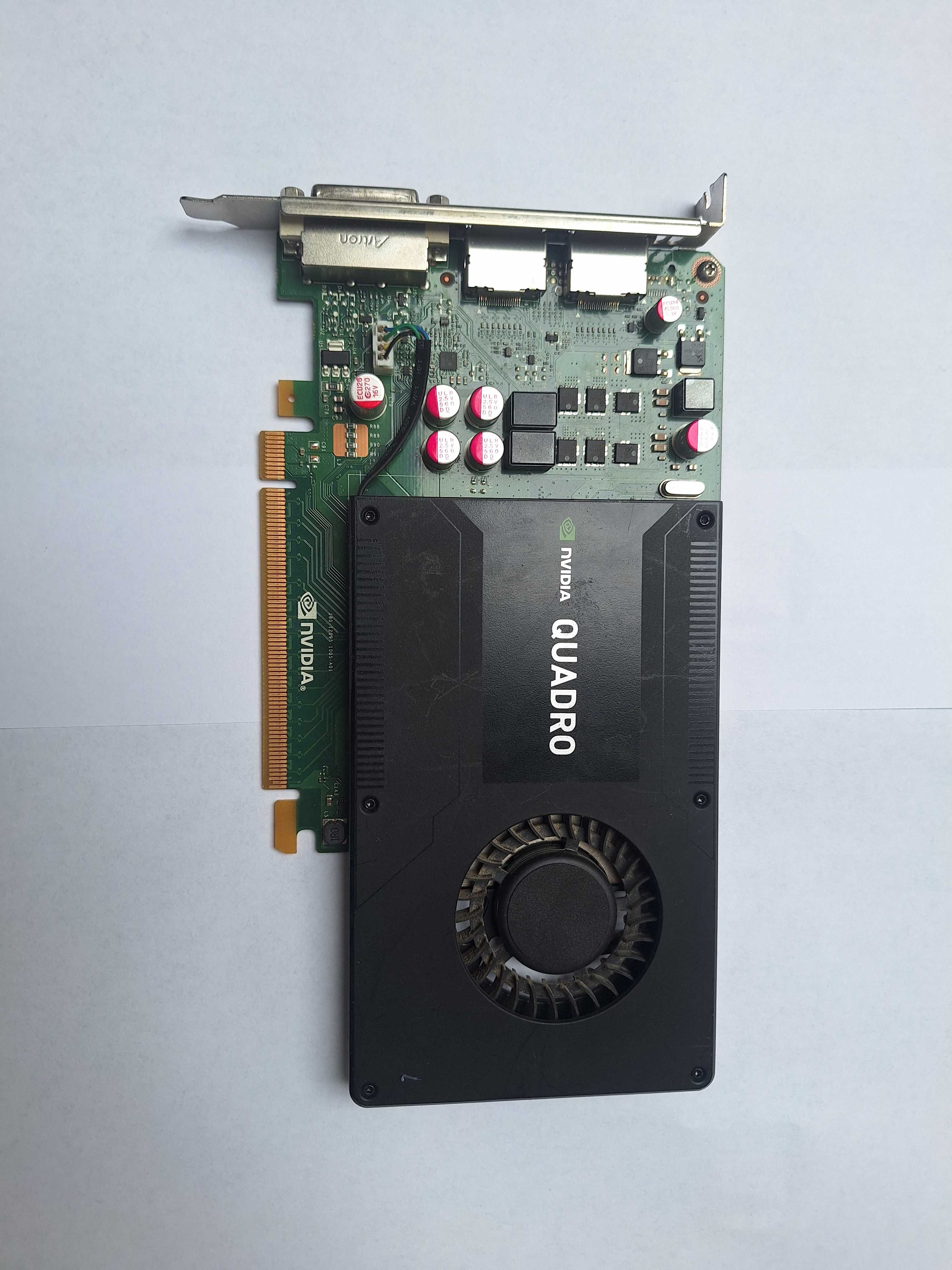Karta graficzna Nvidia Quadro K2000.