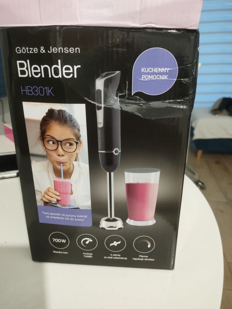 Blender ręczny nowy Götze&Jensen HB301K