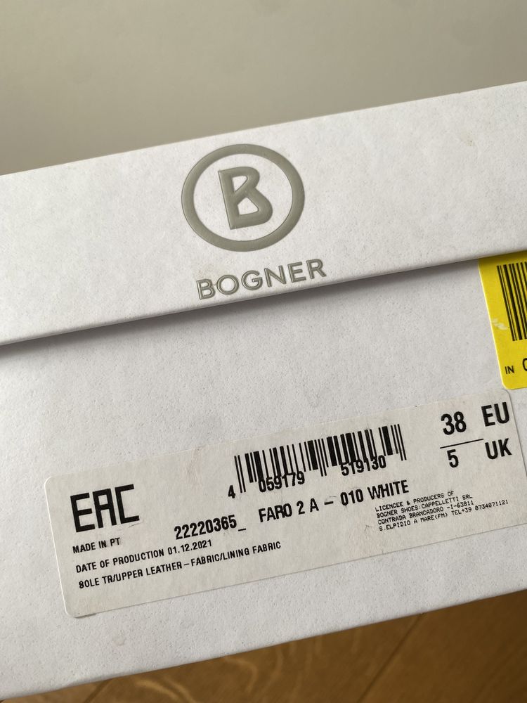 Snaekersy Bogner