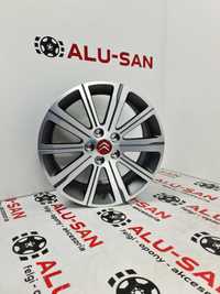 NOWE oryginalne alufelgi CITROEN 17" 5x108 C4 C5 C6 Jumpy - Grafit