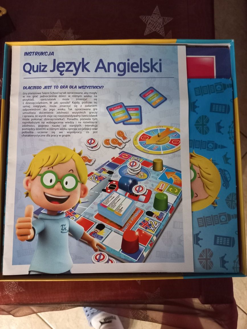 Gra edukacyjna Quiz Język Angielski.