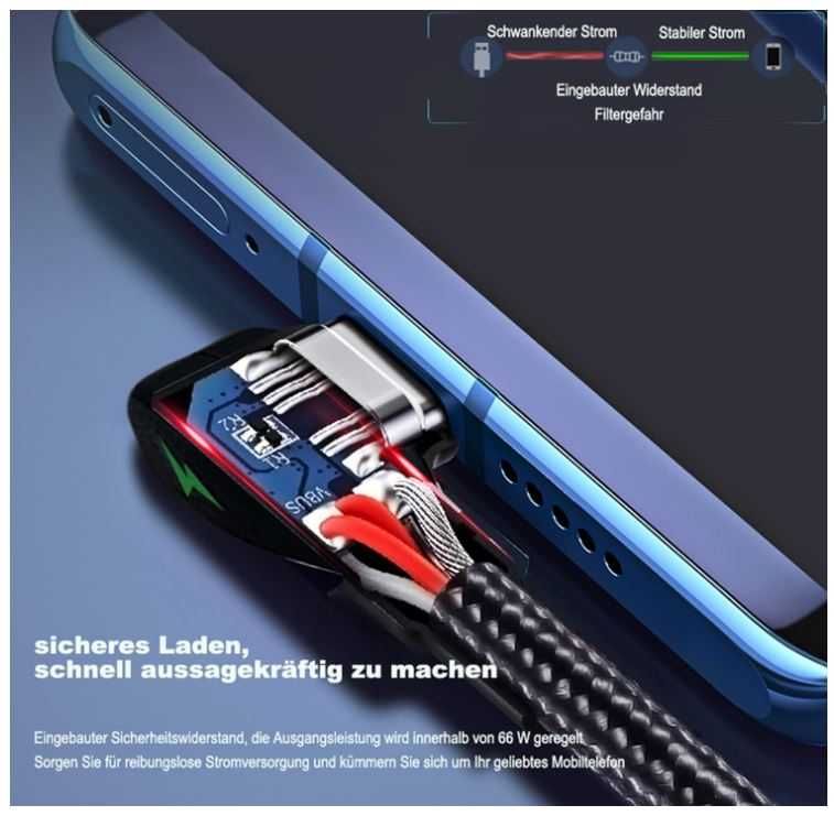 Kabel spiralny USB na USB C rozciągliwy do 1.5m IZHOI