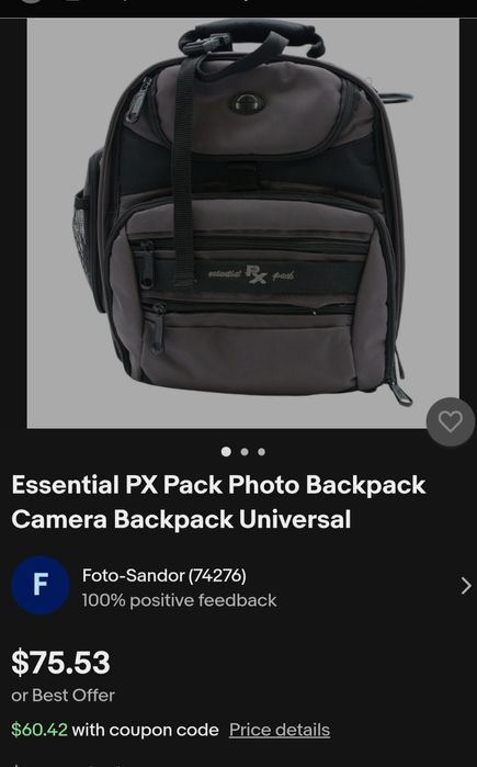 Рюкзак для фотокамеры