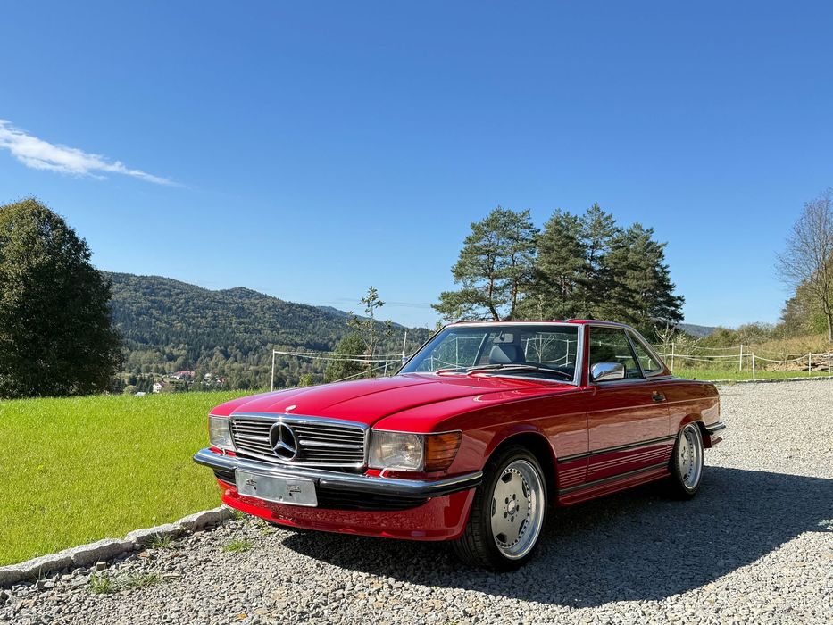 Mercedes-Benz SL R107 560SL EU-spec pakiet AMG Recaro AERO 3