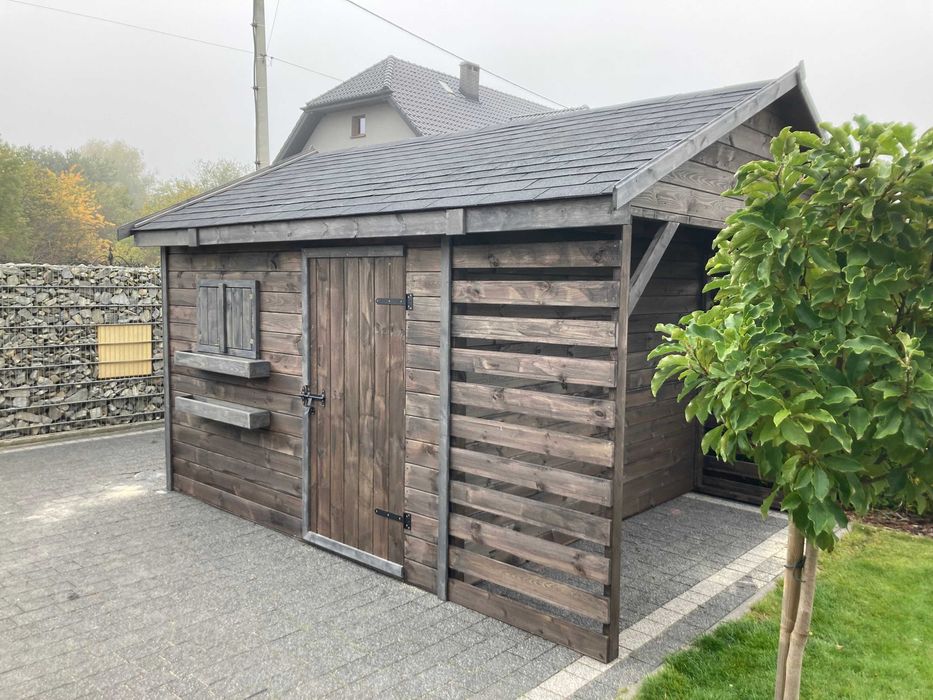 Domek narzędziowy Domek drewniany Drewutnia