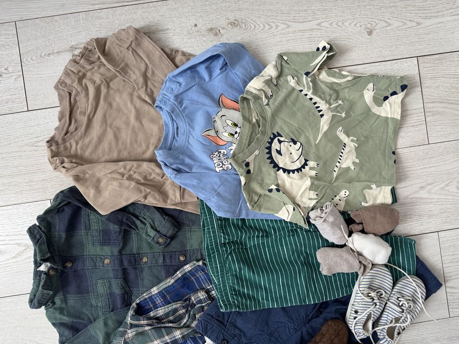 Zestaw paka ubranek H&M bluza koszula koszulki