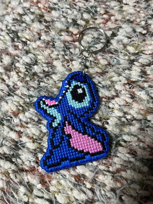 Двосторонній брелок Стіч ручна робота