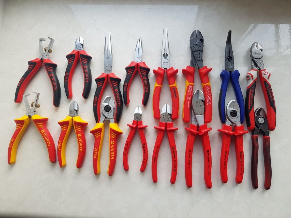 Набор кабелерез, бокорезы, длинногубцы) lux tools (knipex, felo)