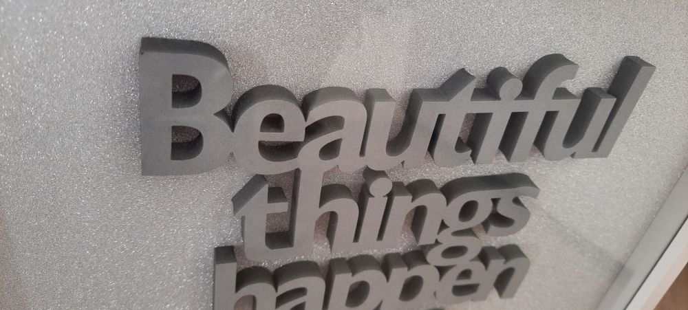 Obraz z błyszczącymi drobinkami