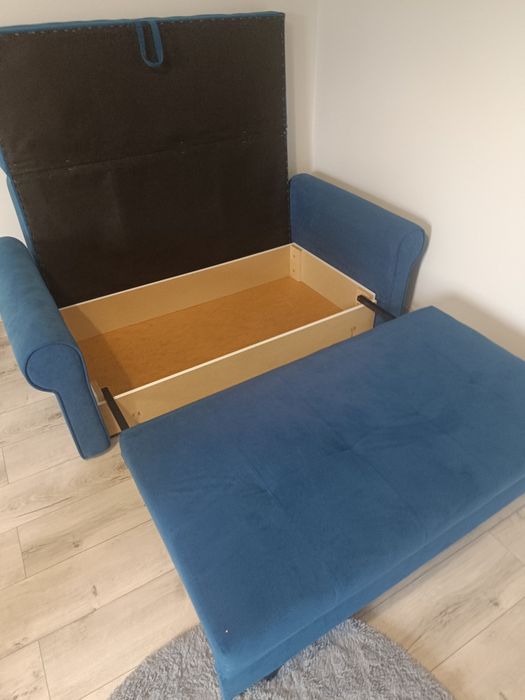 Sofa rozkładana z funkcją spania jak nowa