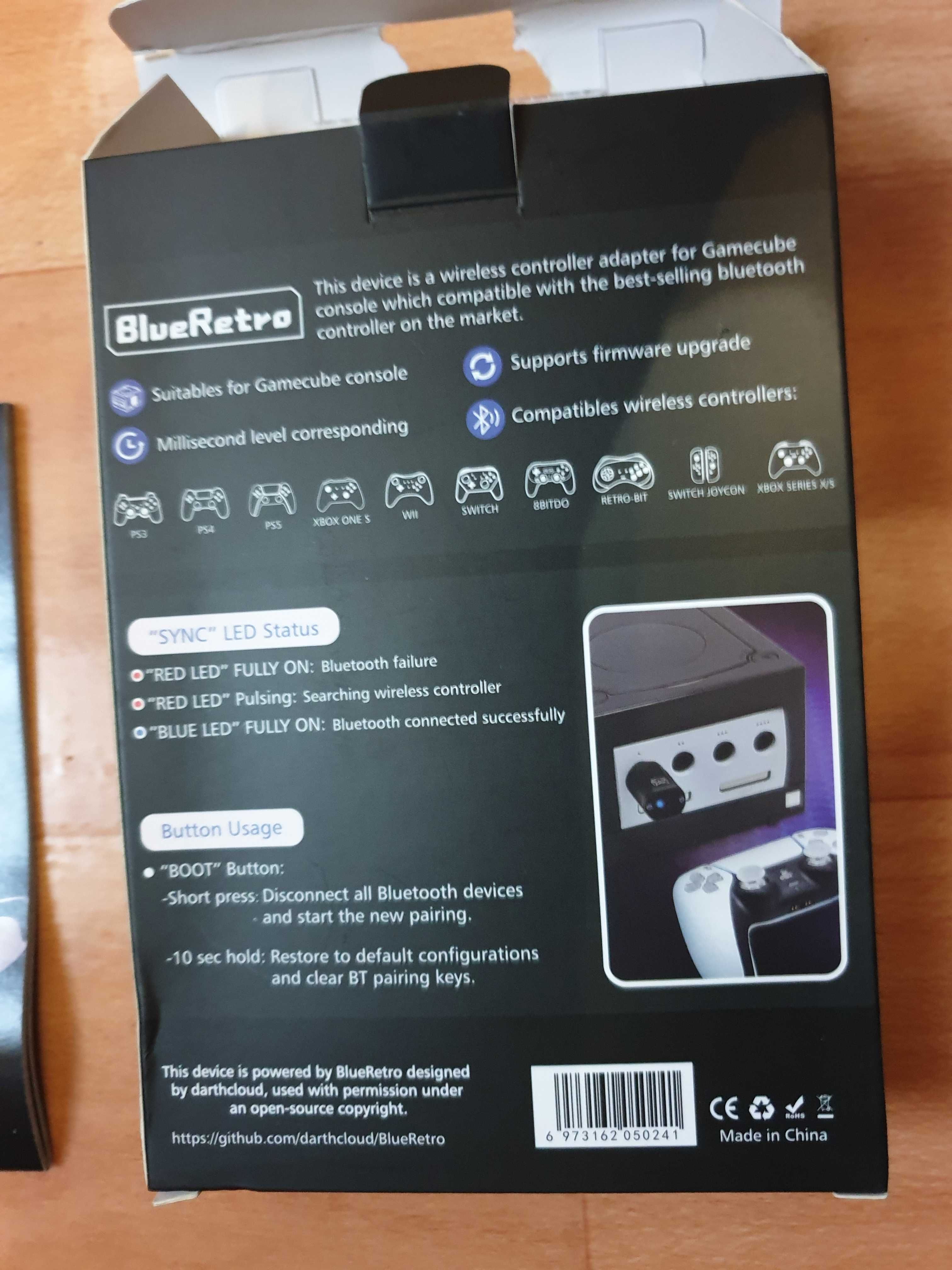 BlueRetro Wireless Adapter For GameCube, WII беспроводной адаптер