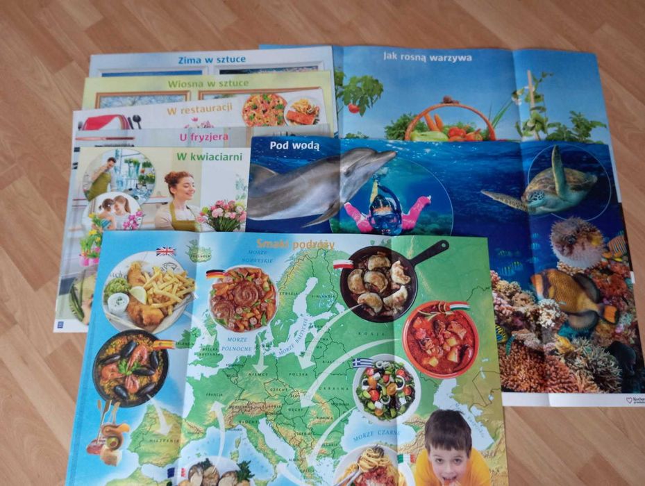 Plansze demonstracyjne "Kocham przedszkole" pomoce dydaktyczne