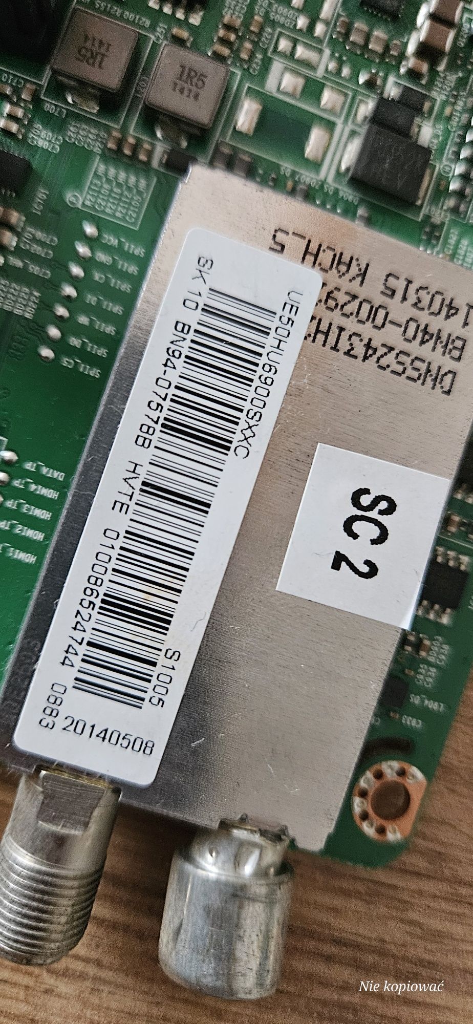 PŁYTA Główna BN94 - 07578B / TV Samsung UE50HU6900S części