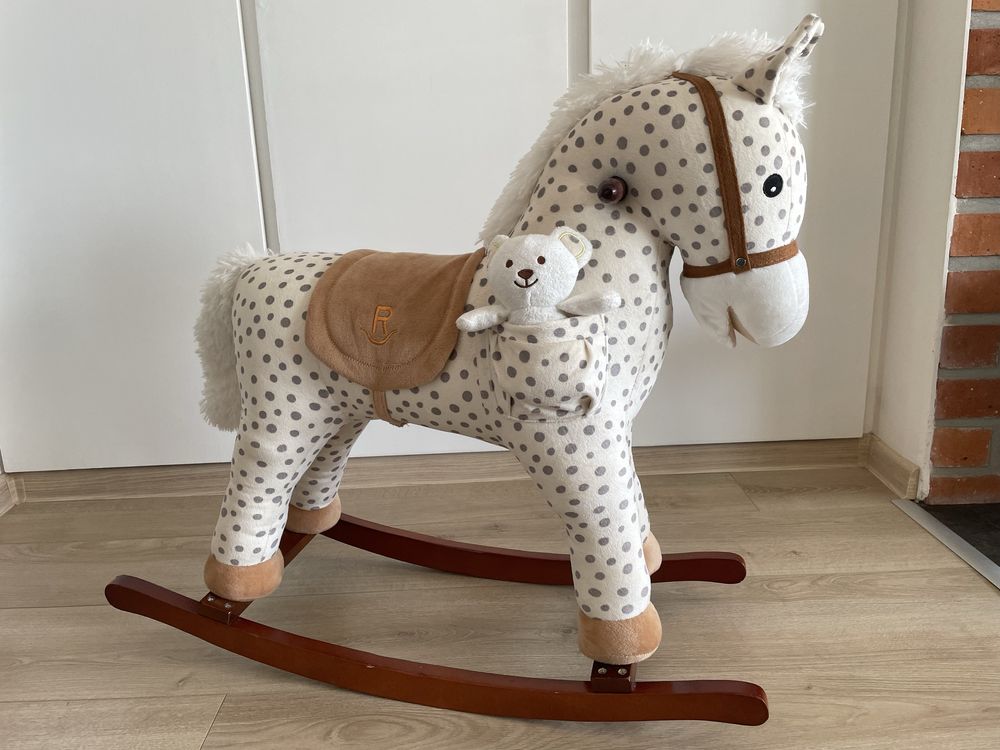 Interaktywny duży Koń bujany Pony Milly Mally