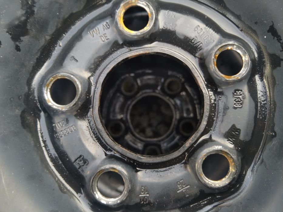 4 Felgi stalowe VW polo seat 5x100 r15 r16