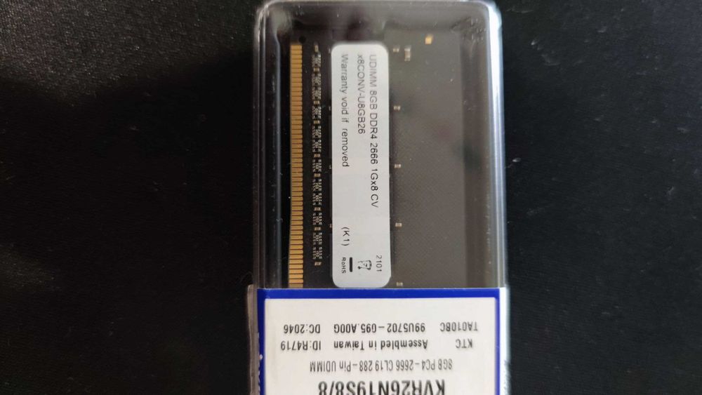Оперативна Пам'ять Kingston 8gb для комп'ютера
