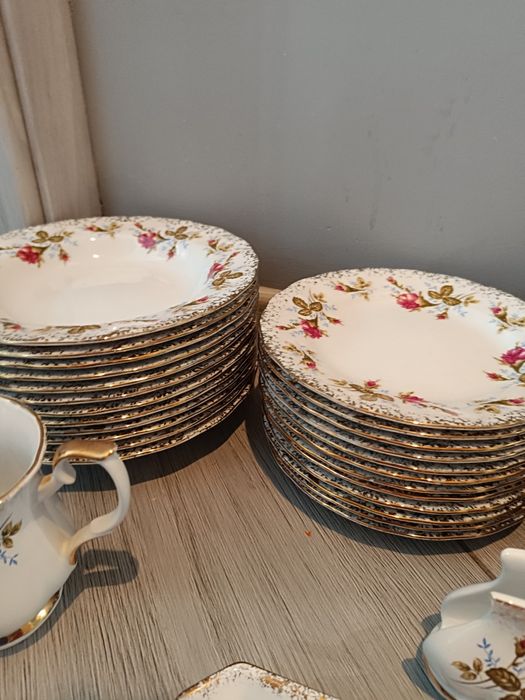 Serwis obiadowy Chocież Vintage antyk porcelana porcelanowy