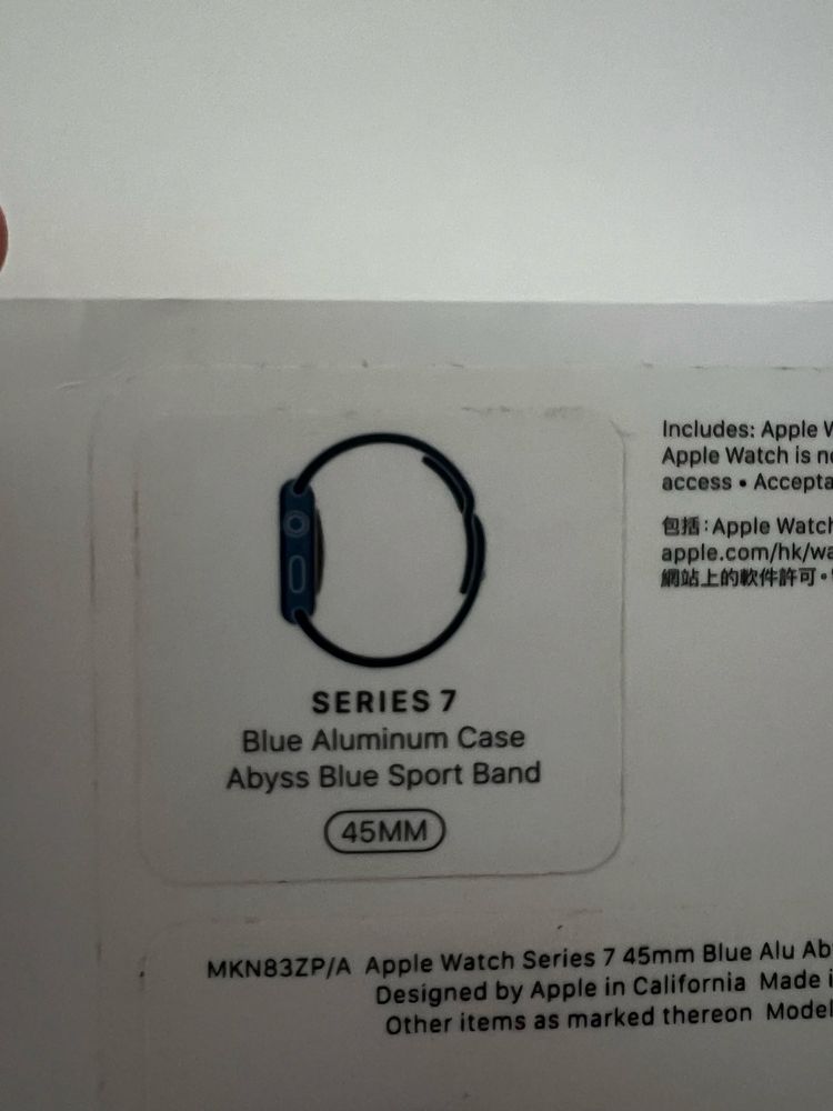 Apple Watch 7 (45mm) blue