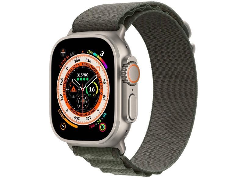 Apple watch ultra 49mm titanio com 4g praticamente novo