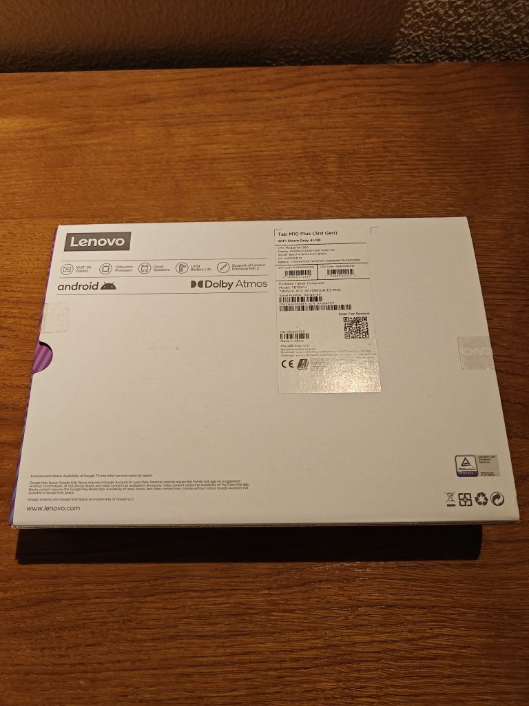 Lenovo 	Tab M10 Plus (3rd Gen) (4GB 128GB) + Pen & Folio