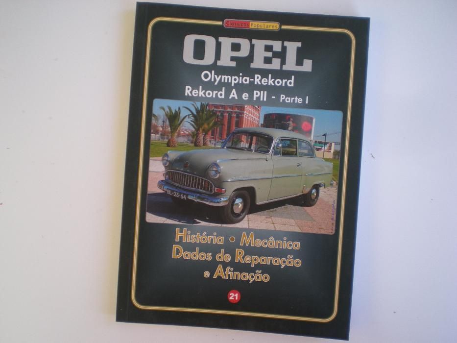 Livro técnico manual OPEL Olympia Rekord automóvel