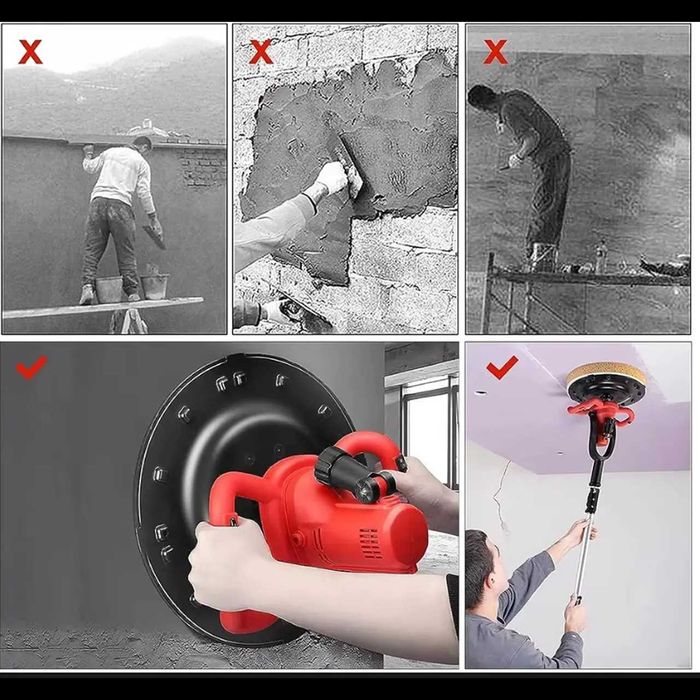 D11- Talocha Cimento Elétrico, Gesso Cimento Concreto Alisamento 1680W