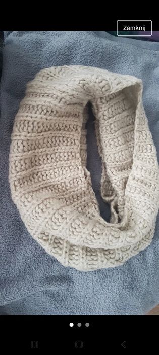 Komin szal szalik wełniany