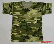Bluzka t-shirt bawełniana moro roz.128 2 szt. + spodenki 128