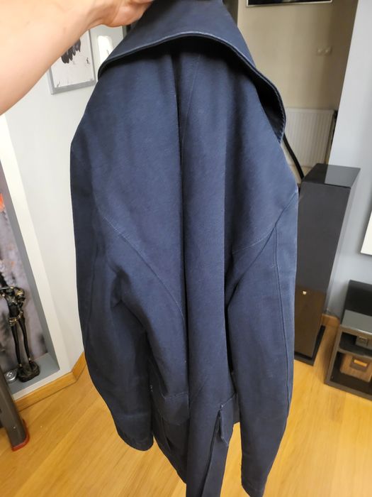 Zara płaszcz jesienny XL granatowy