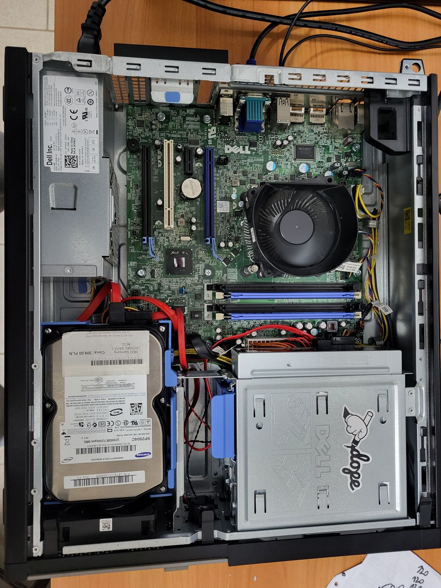 Komputer i3-3222, hdd 250GB