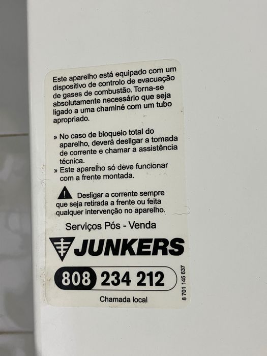 Esquentador Junkers- Como Novo