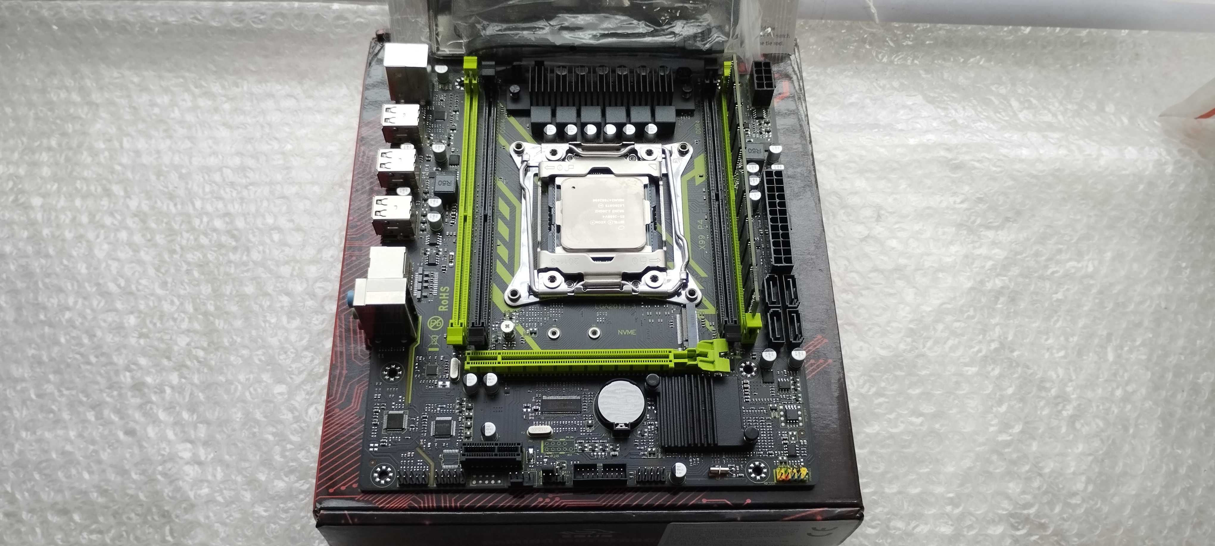 Комплект ZSUS X99 P4 LGA2011-4+Xeon E5-2630 V4+DDR4 16GB