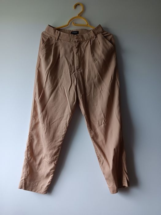 Spodnie chinosy wiskoza Lindex wiosenne