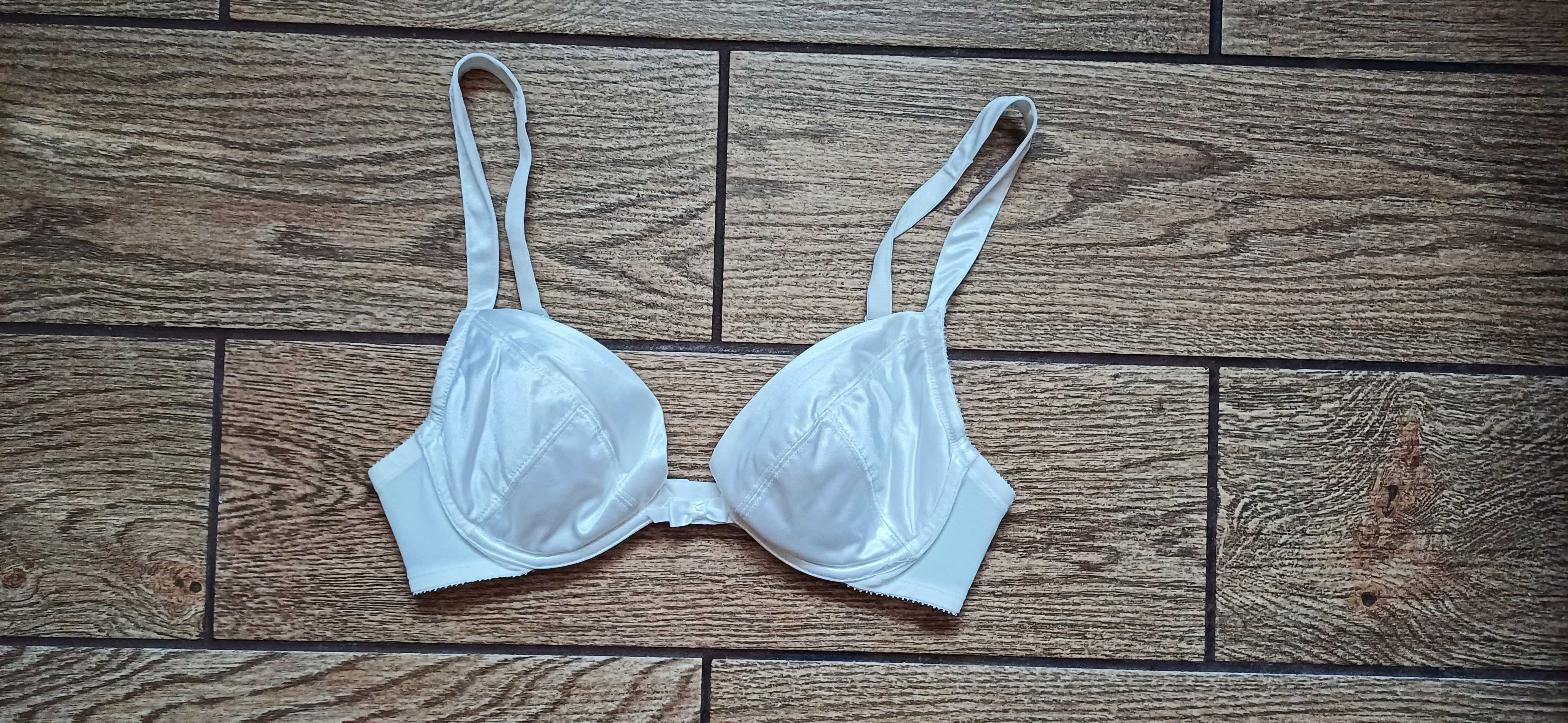 Biały# kremowy biustonosz Wonderbra r. 70 C