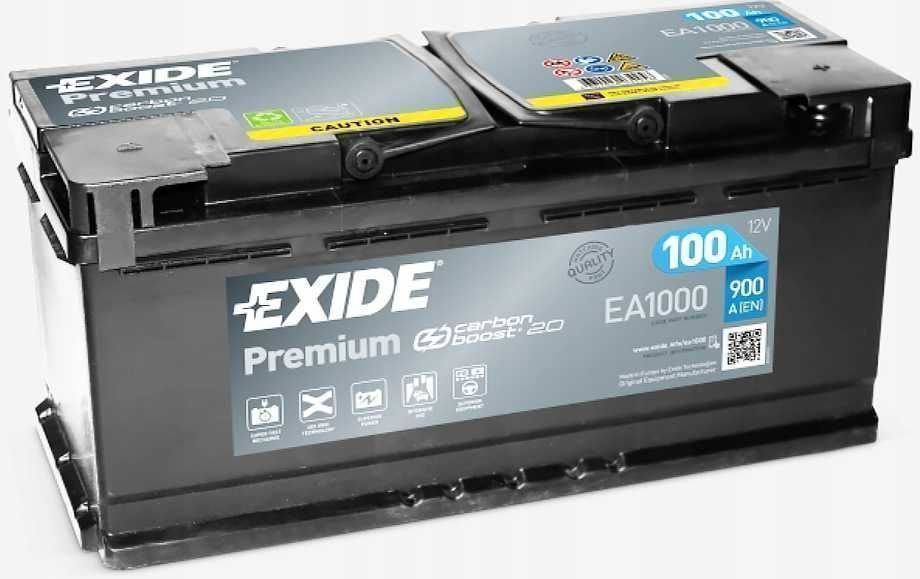 Akumulator Exide Premium 100Ah 900A EN PRAWY PLUS EA1000