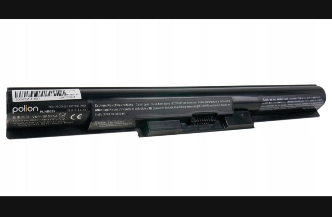 Bateria do laptopów Sony litowo jonowa 2200 maH Polion