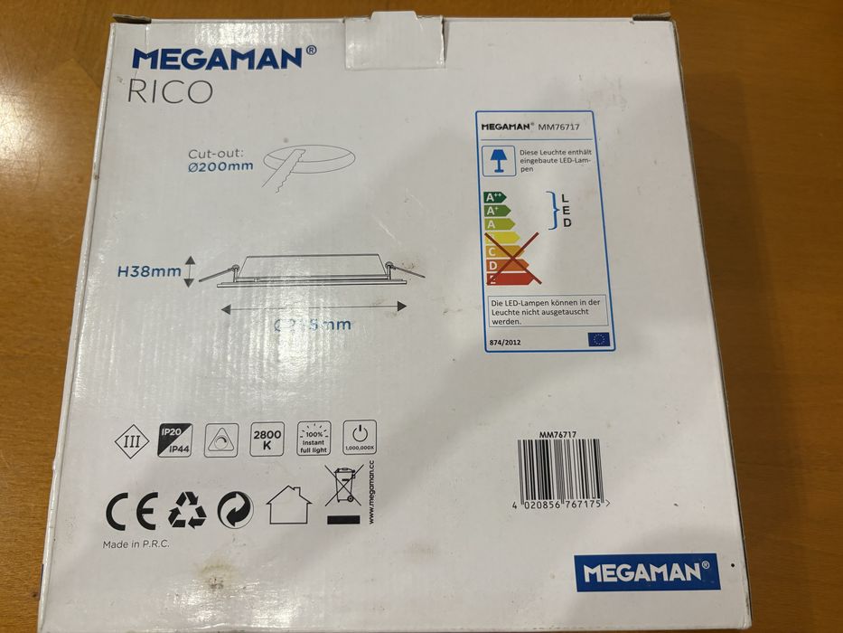 halogen i zasilacz megaman