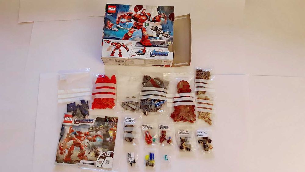Lego Marvel 76164 Iron Man Hulkbuster vs AIM Agent peças novas