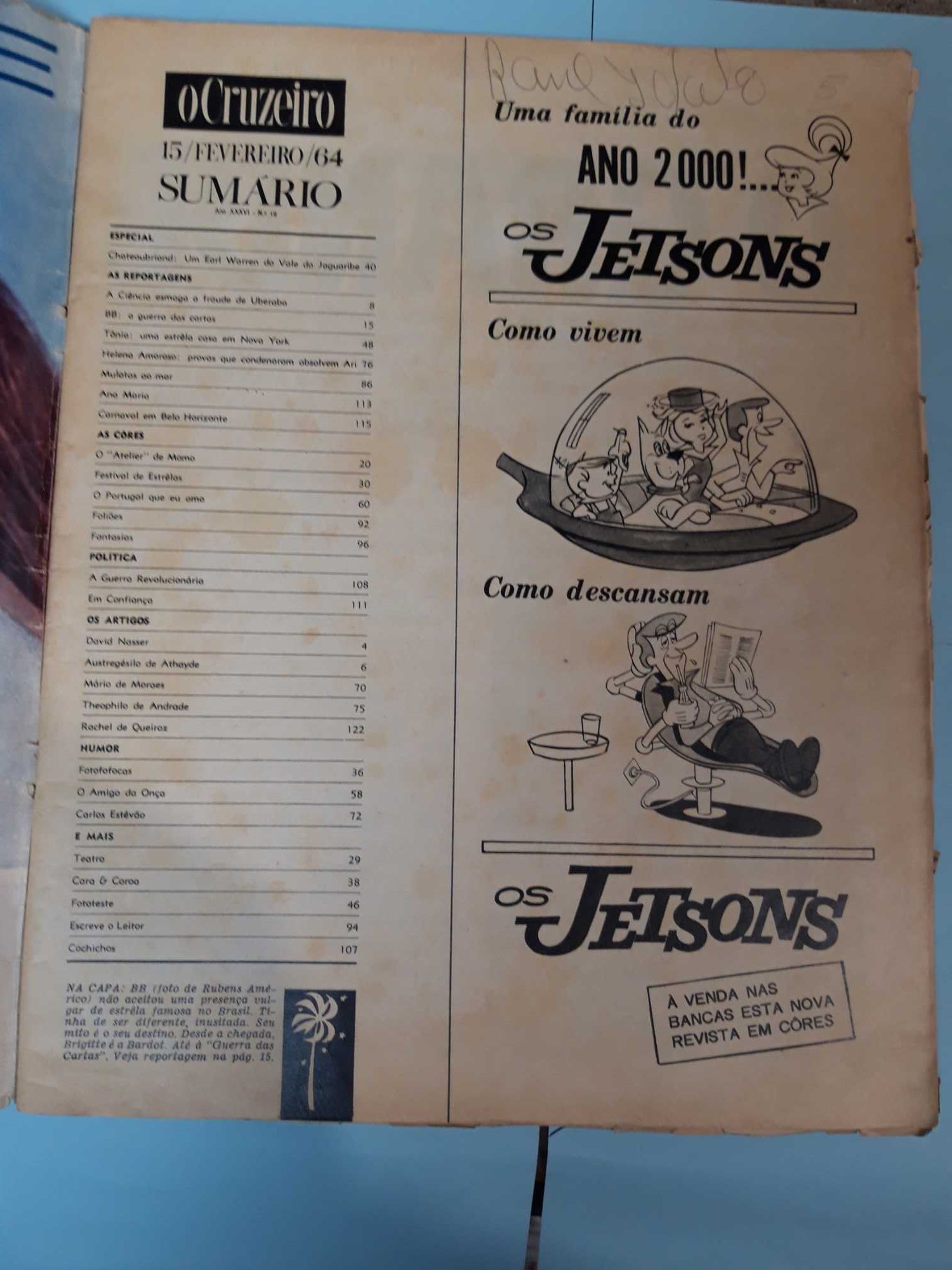 Livro - O Cruzeiro - Os Jetsons