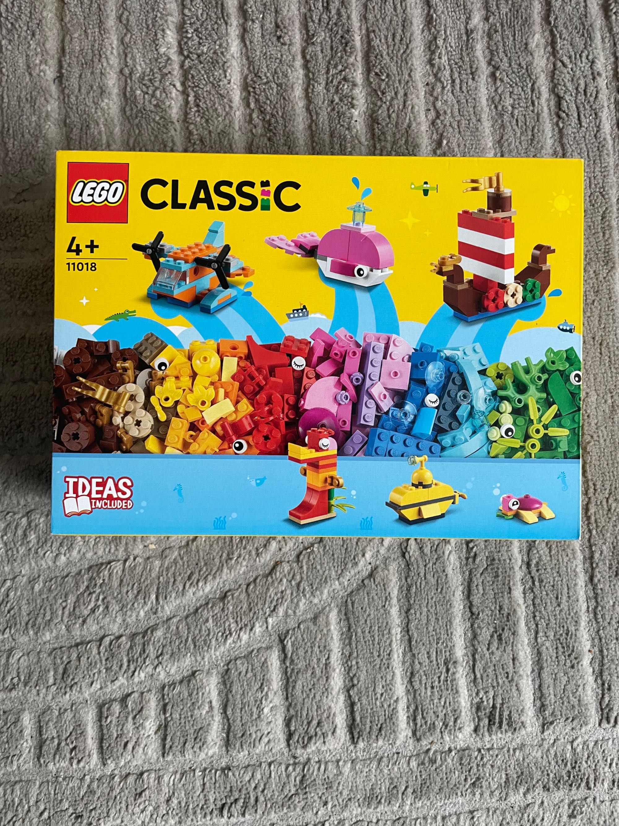 NOWE Lego 11018 oceaniczna zabawa creative na prezent od 4 roku życia