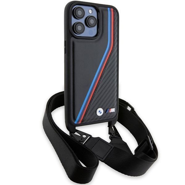 BMW Etui Hardcase M Carbon Tricolor iPhone 15 Pro Max 6,7"