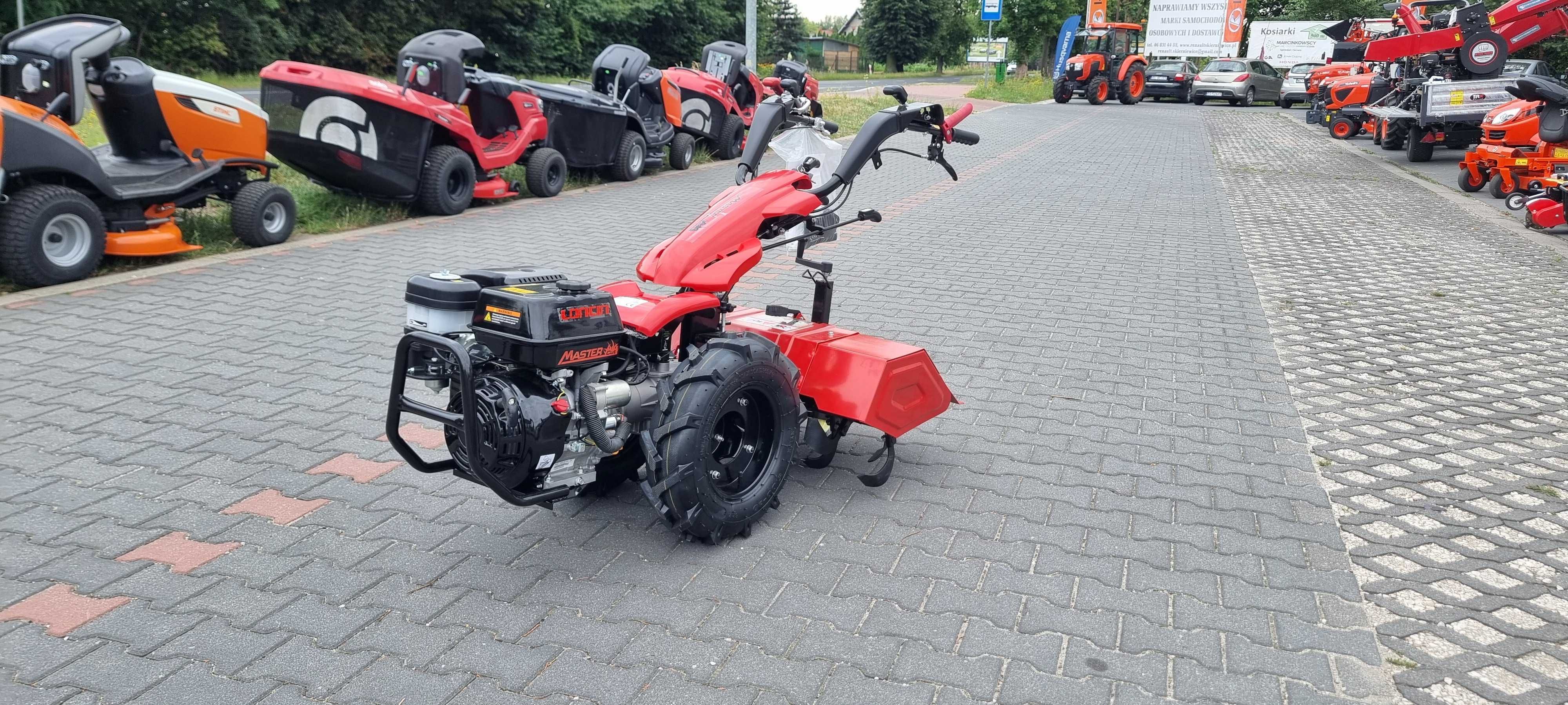Traktor jednoosiowy MC370 z glebogryzarką 64cm Loncin G420FD