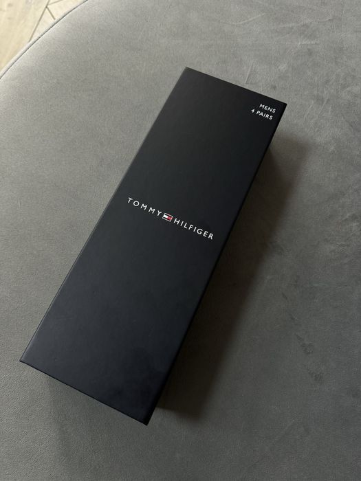 Nowe Oryginalne Skarpety Męskie Tommy Hilfiger Zestaw 4-pack Prezent