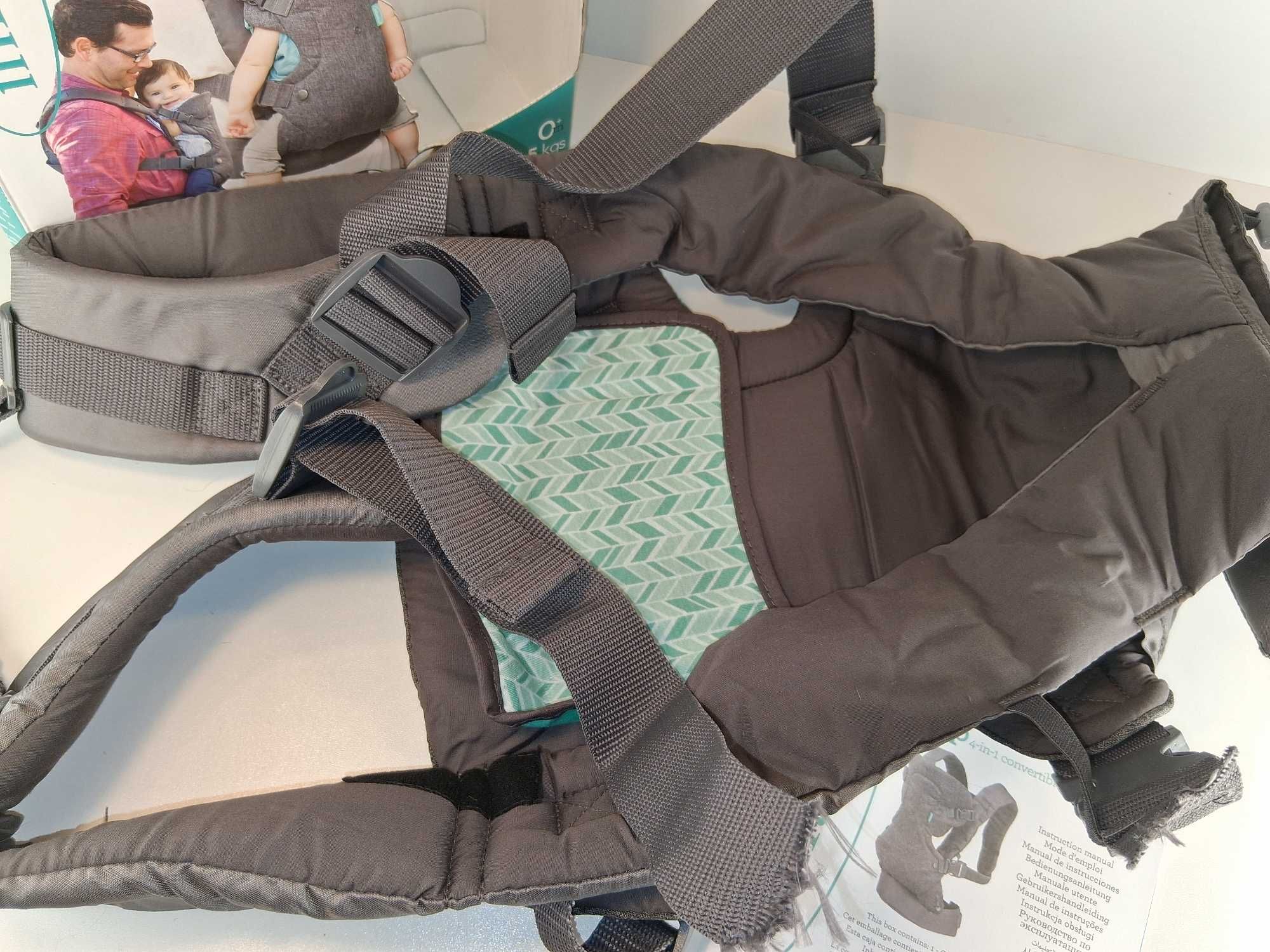 G074 Nosidełko Ergonomiczne Infantino Flip 4w1 Regulowane z Zagłówkiem