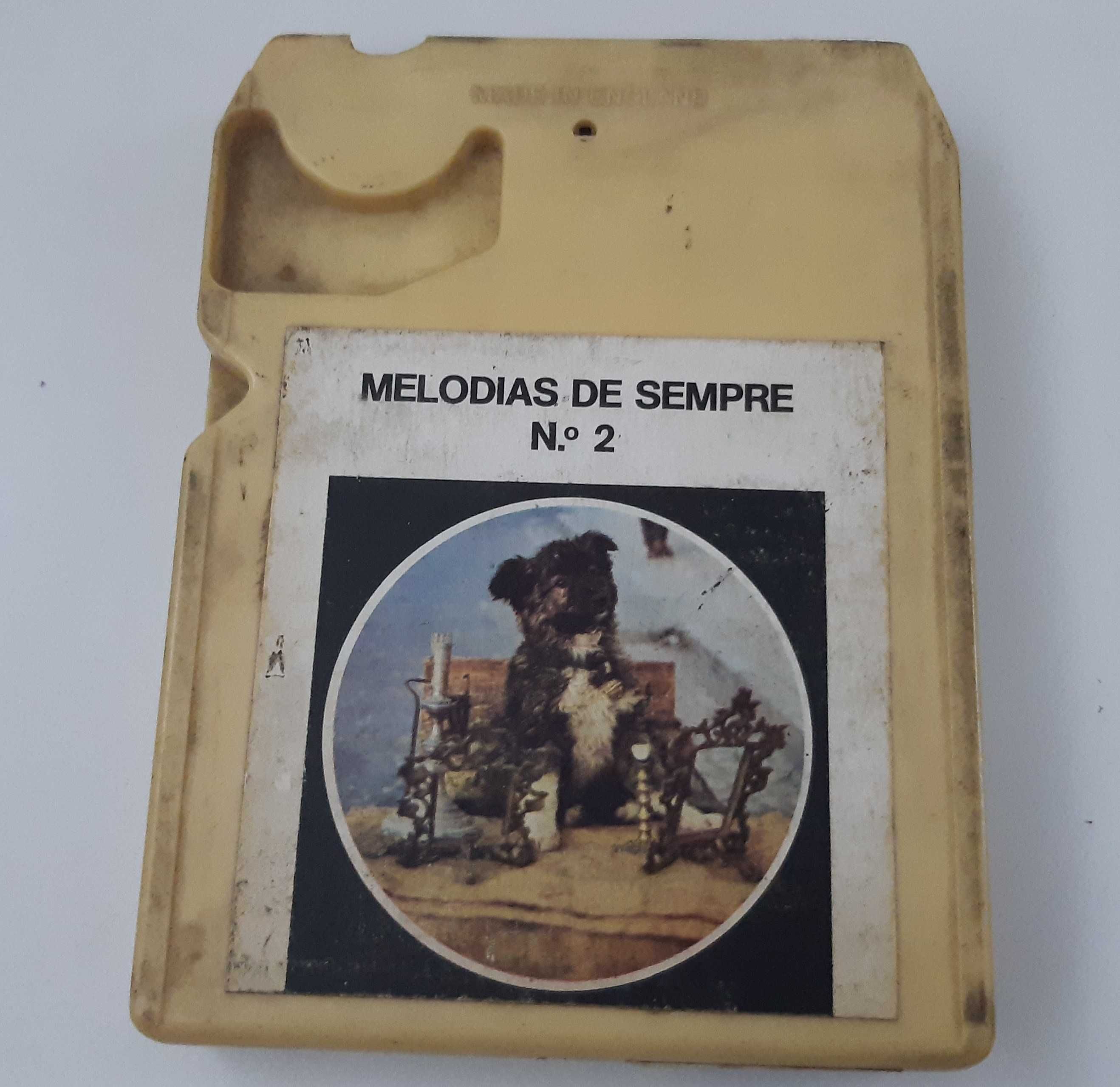 Cassete 8 Track Cartucho Tape Som Stereo Melodias de Sempre 2