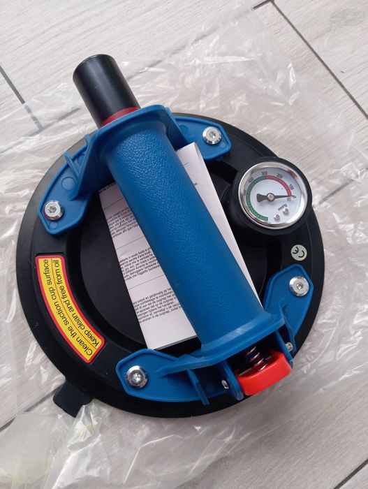 Акумуляторна присоска, з манометром для плитки та скла