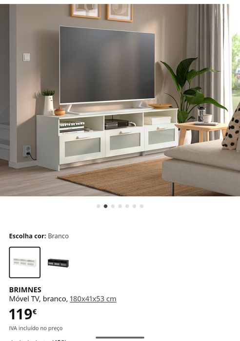 Móvel TV com gavetas como novo IKEA